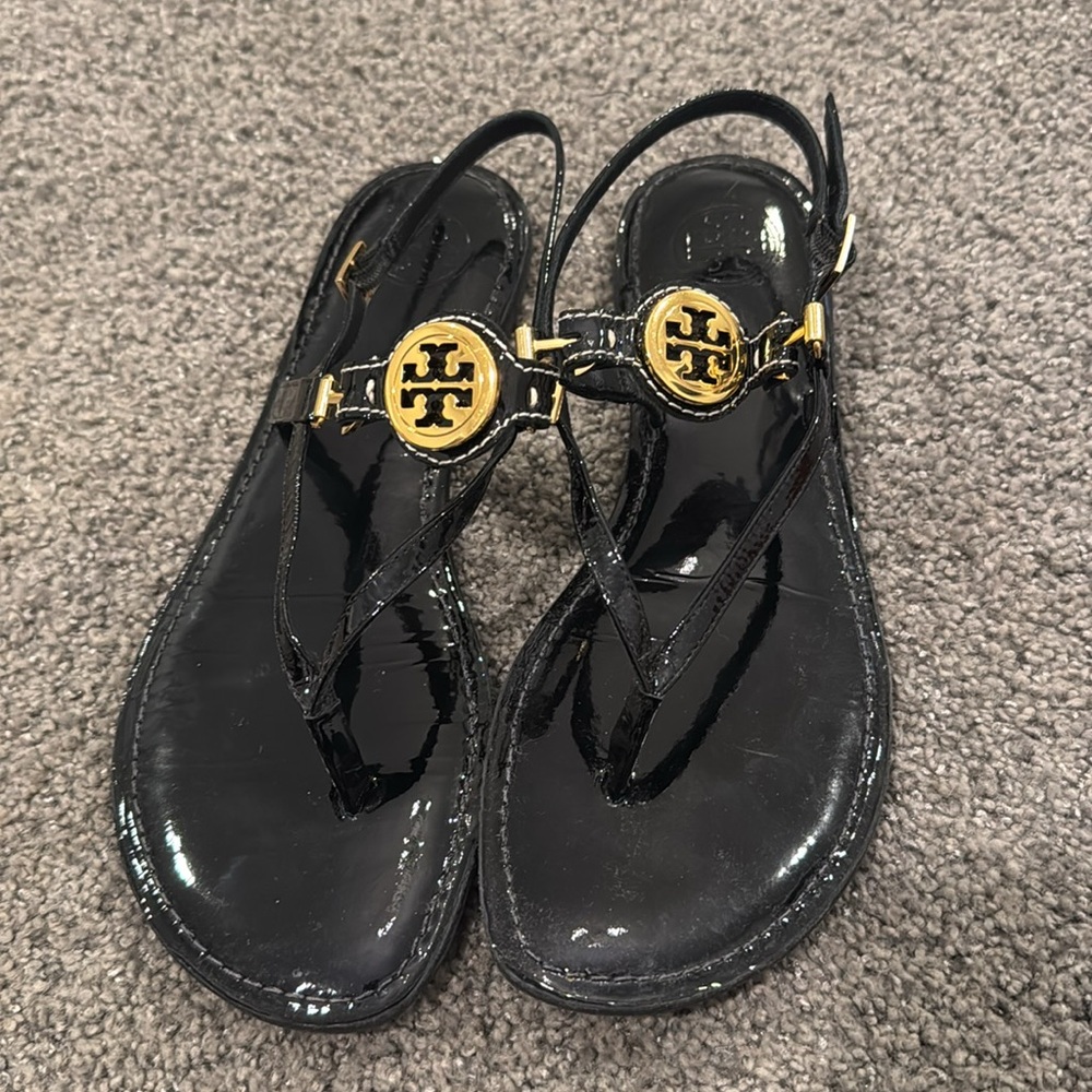 Tory Burch Patent Sandel
